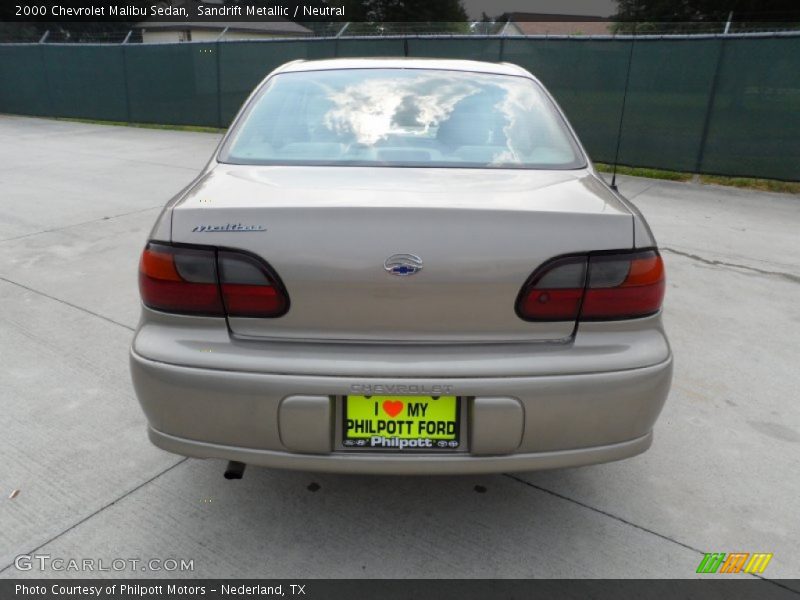 Sandrift Metallic / Neutral 2000 Chevrolet Malibu Sedan