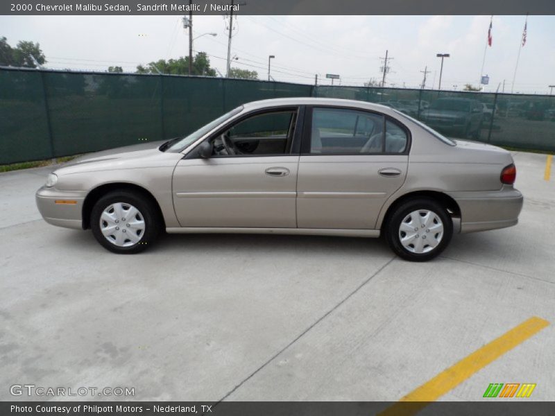 Sandrift Metallic / Neutral 2000 Chevrolet Malibu Sedan