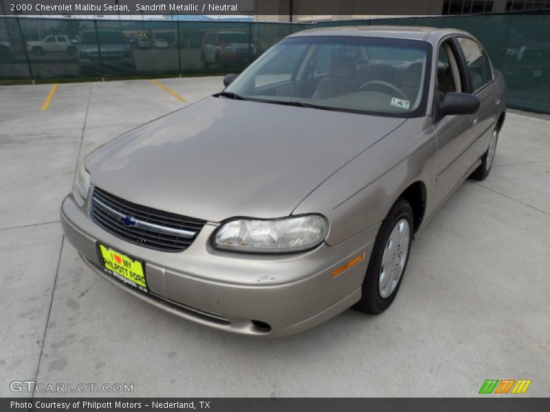 Sandrift Metallic / Neutral 2000 Chevrolet Malibu Sedan