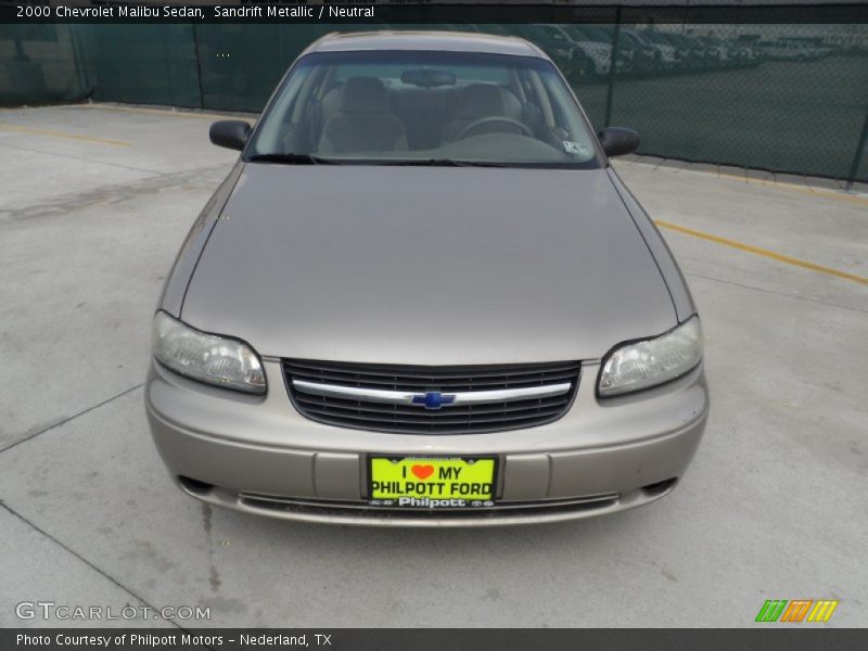 Sandrift Metallic / Neutral 2000 Chevrolet Malibu Sedan