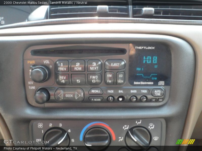 Sandrift Metallic / Neutral 2000 Chevrolet Malibu Sedan