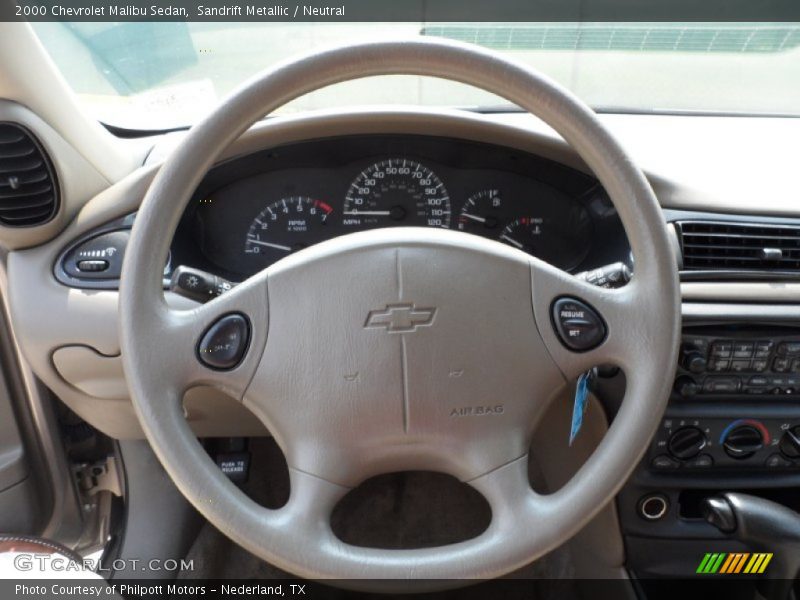 Sandrift Metallic / Neutral 2000 Chevrolet Malibu Sedan