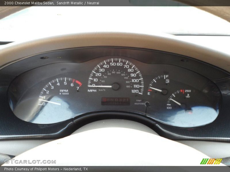 Sandrift Metallic / Neutral 2000 Chevrolet Malibu Sedan