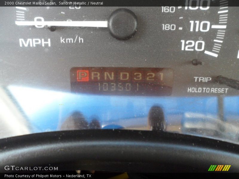 Sandrift Metallic / Neutral 2000 Chevrolet Malibu Sedan