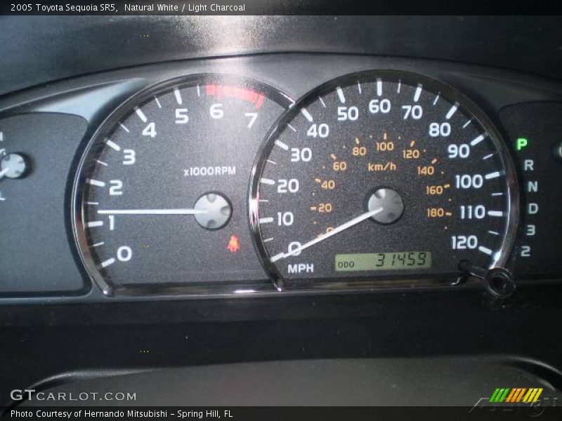 Natural White / Light Charcoal 2005 Toyota Sequoia SR5
