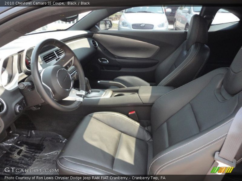  2010 Camaro SS Coupe Black Interior