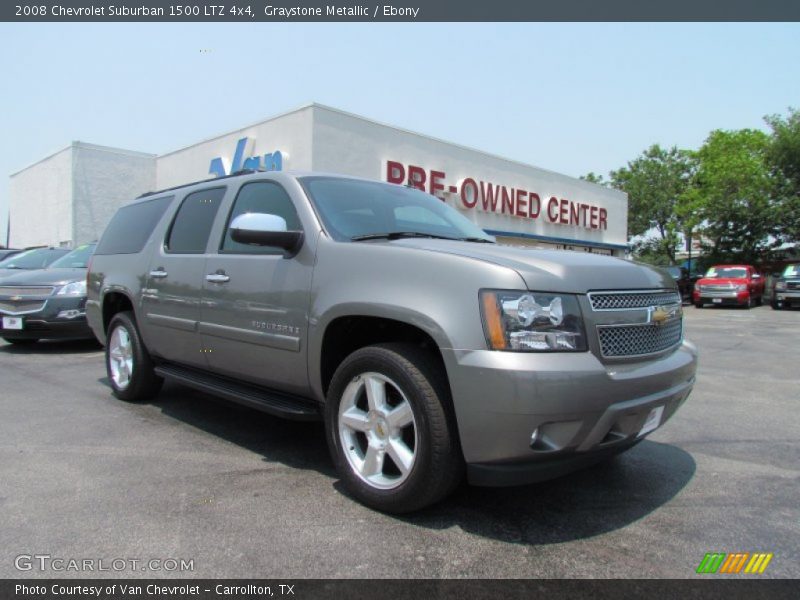 Graystone Metallic / Ebony 2008 Chevrolet Suburban 1500 LTZ 4x4