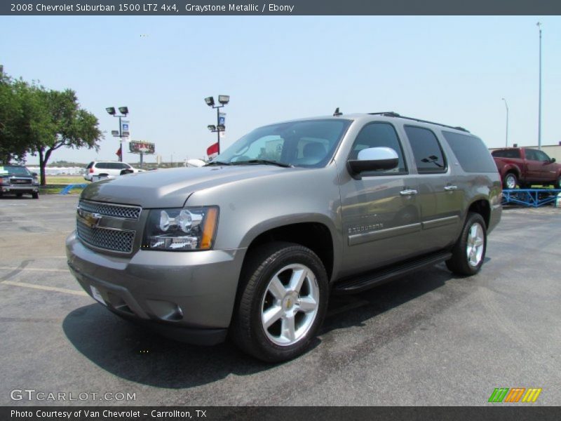 Graystone Metallic / Ebony 2008 Chevrolet Suburban 1500 LTZ 4x4