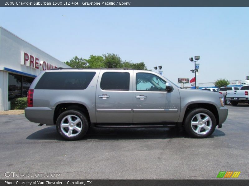 Graystone Metallic / Ebony 2008 Chevrolet Suburban 1500 LTZ 4x4