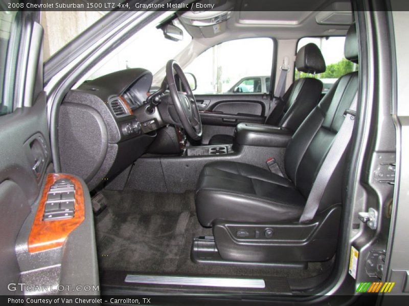  2008 Suburban 1500 LTZ 4x4 Ebony Interior