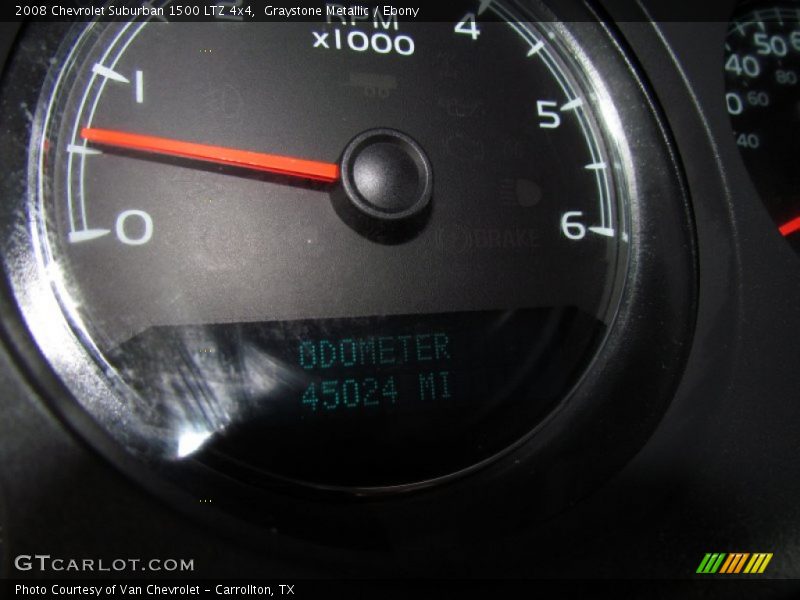 Graystone Metallic / Ebony 2008 Chevrolet Suburban 1500 LTZ 4x4