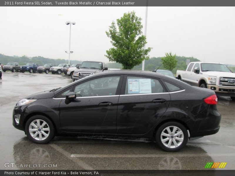  2011 Fiesta SEL Sedan Tuxedo Black Metallic