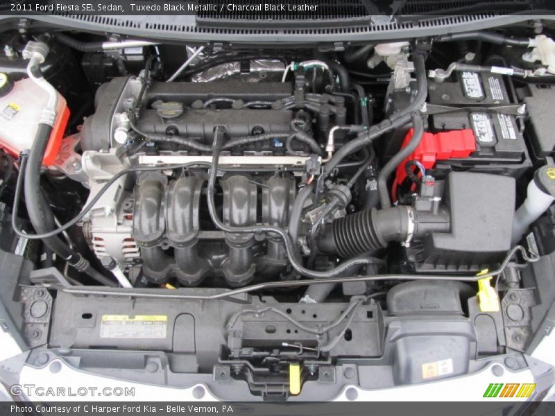  2011 Fiesta SEL Sedan Engine - 1.6 Liter DOHC 16-Valve Ti-VCT Duratec 4 Cylinder