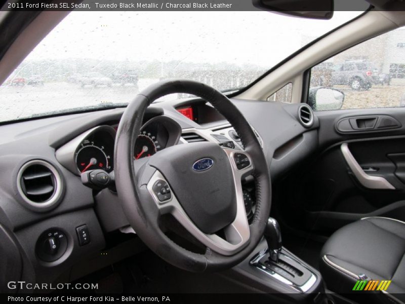  2011 Fiesta SEL Sedan Steering Wheel