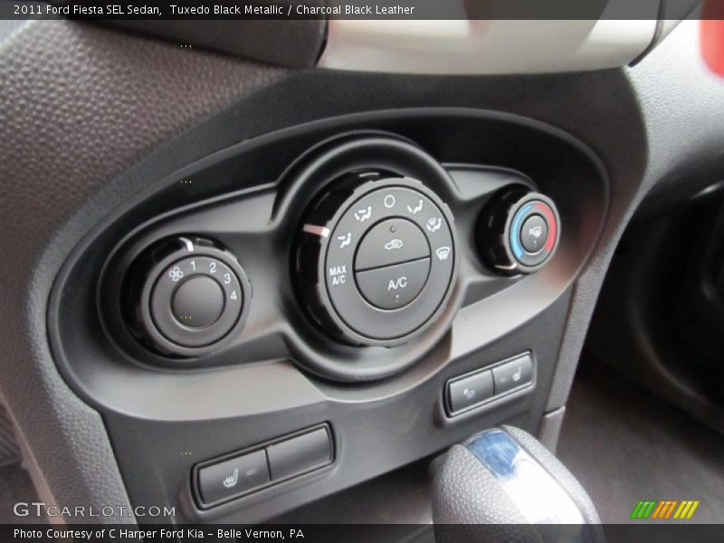 Controls of 2011 Fiesta SEL Sedan