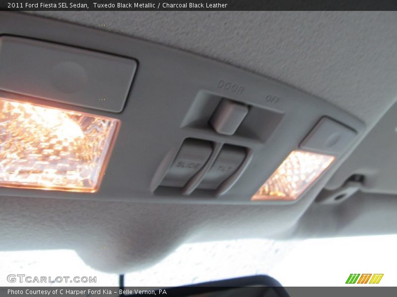 Controls of 2011 Fiesta SEL Sedan