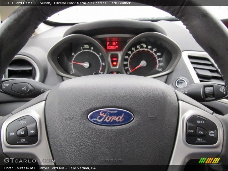 Controls of 2011 Fiesta SEL Sedan