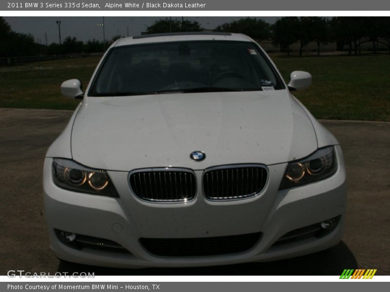 Alpine White / Black Dakota Leather 2011 BMW 3 Series 335d Sedan
