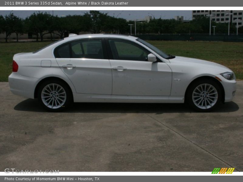 Alpine White / Black Dakota Leather 2011 BMW 3 Series 335d Sedan