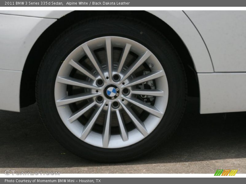 Alpine White / Black Dakota Leather 2011 BMW 3 Series 335d Sedan