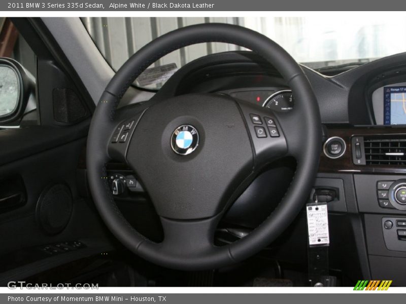 Alpine White / Black Dakota Leather 2011 BMW 3 Series 335d Sedan