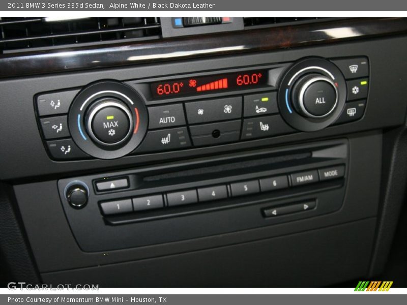 Alpine White / Black Dakota Leather 2011 BMW 3 Series 335d Sedan