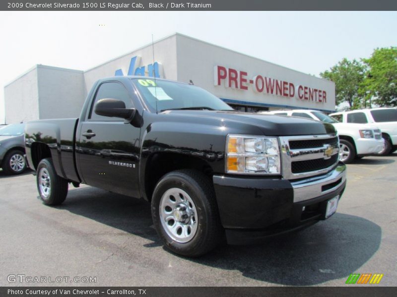 Black / Dark Titanium 2009 Chevrolet Silverado 1500 LS Regular Cab