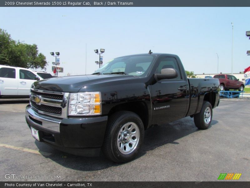 Black / Dark Titanium 2009 Chevrolet Silverado 1500 LS Regular Cab