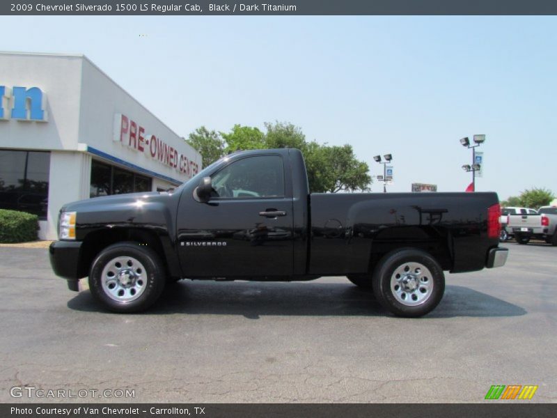 Black / Dark Titanium 2009 Chevrolet Silverado 1500 LS Regular Cab