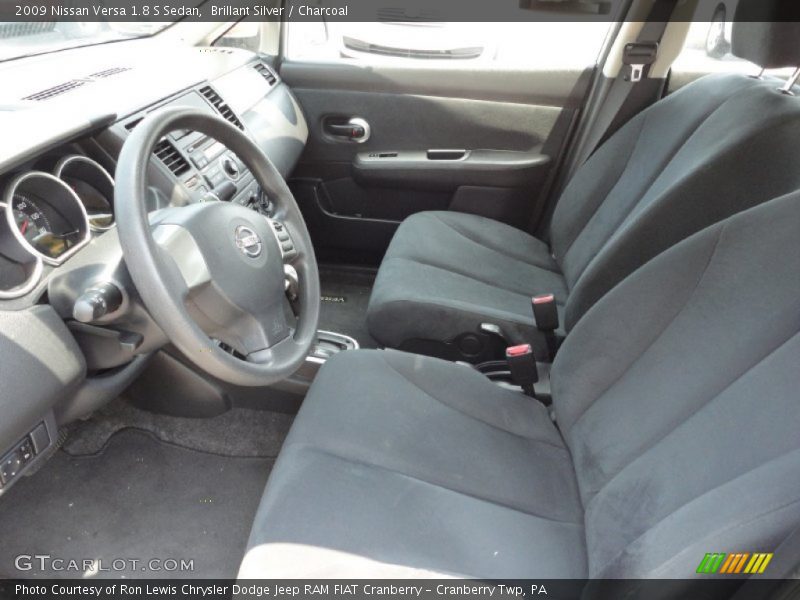 Brillant Silver / Charcoal 2009 Nissan Versa 1.8 S Sedan