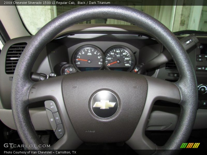 Black / Dark Titanium 2009 Chevrolet Silverado 1500 LS Regular Cab