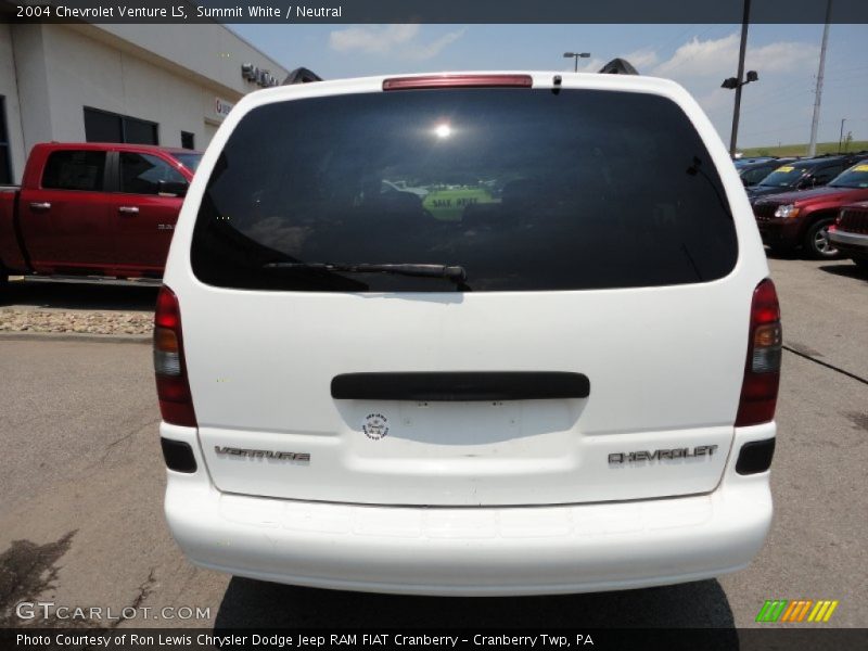 Summit White / Neutral 2004 Chevrolet Venture LS