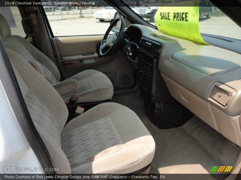 Summit White / Neutral 2004 Chevrolet Venture LS