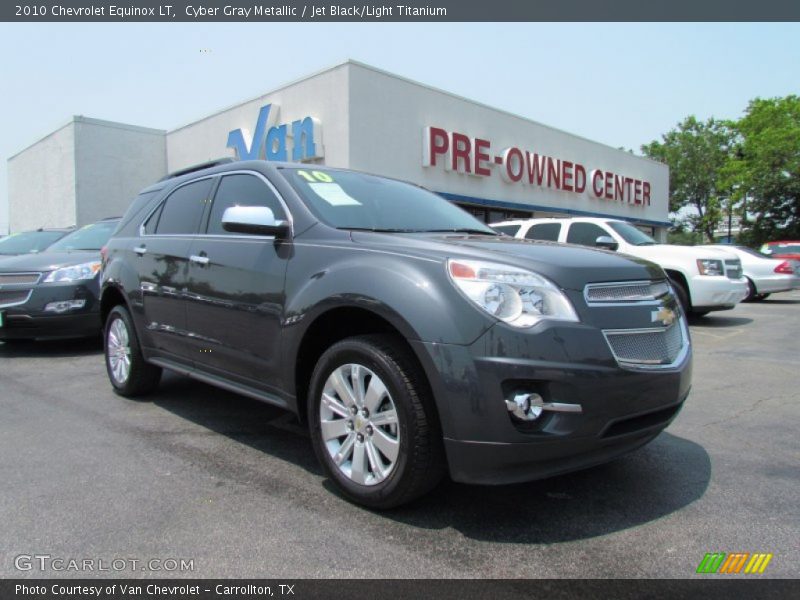 Cyber Gray Metallic / Jet Black/Light Titanium 2010 Chevrolet Equinox LT