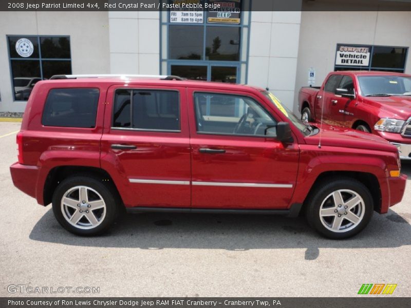 Red Crystal Pearl / Pastel Pebble Beige 2008 Jeep Patriot Limited 4x4