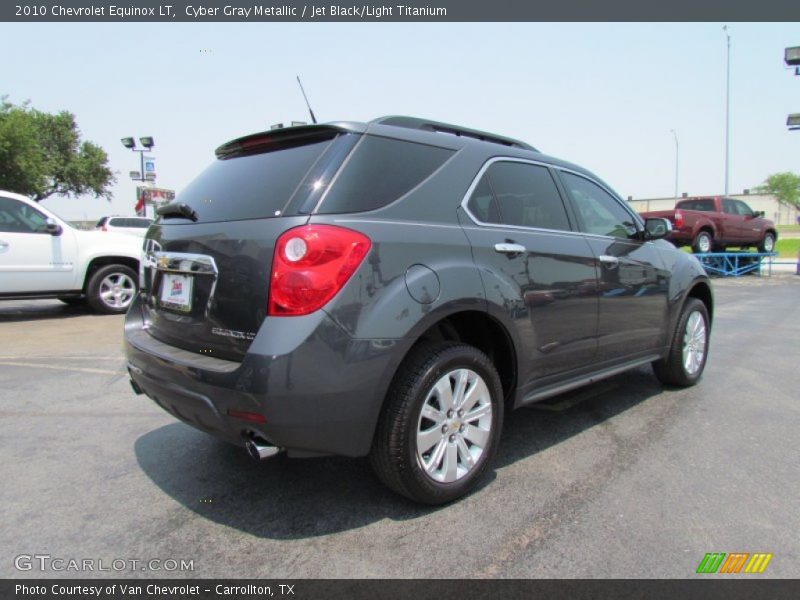 Cyber Gray Metallic / Jet Black/Light Titanium 2010 Chevrolet Equinox LT