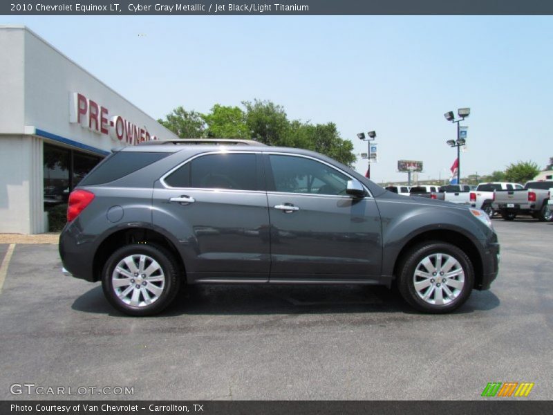 Cyber Gray Metallic / Jet Black/Light Titanium 2010 Chevrolet Equinox LT