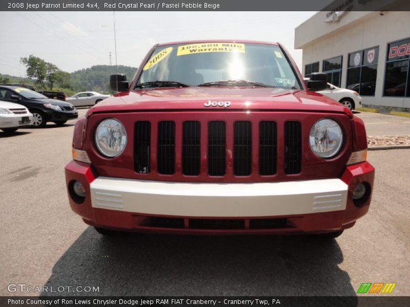 Red Crystal Pearl / Pastel Pebble Beige 2008 Jeep Patriot Limited 4x4