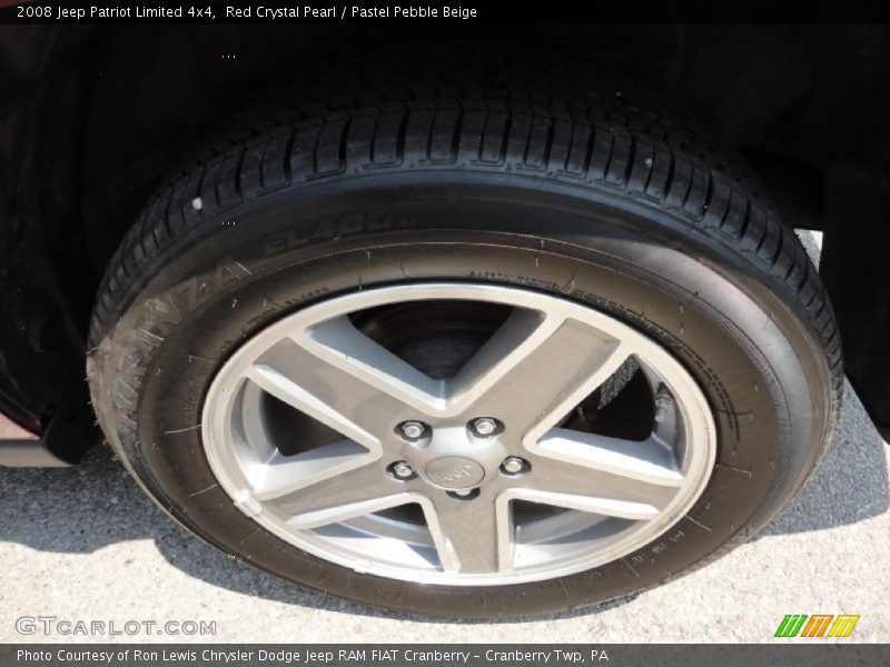 Red Crystal Pearl / Pastel Pebble Beige 2008 Jeep Patriot Limited 4x4