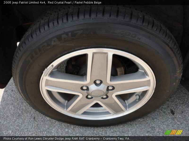 Red Crystal Pearl / Pastel Pebble Beige 2008 Jeep Patriot Limited 4x4