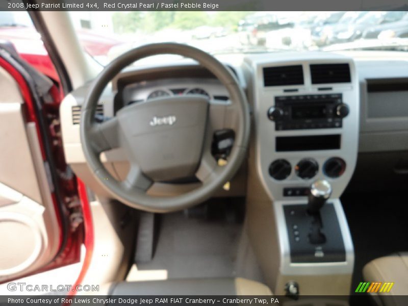 Red Crystal Pearl / Pastel Pebble Beige 2008 Jeep Patriot Limited 4x4