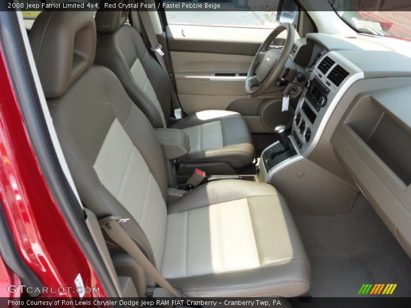 Red Crystal Pearl / Pastel Pebble Beige 2008 Jeep Patriot Limited 4x4