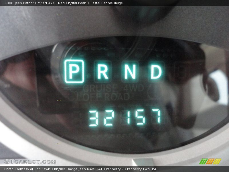 Red Crystal Pearl / Pastel Pebble Beige 2008 Jeep Patriot Limited 4x4