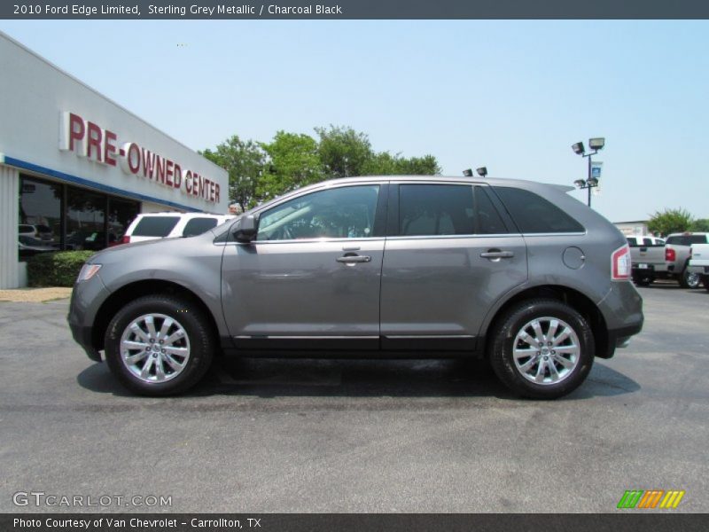 Sterling Grey Metallic / Charcoal Black 2010 Ford Edge Limited