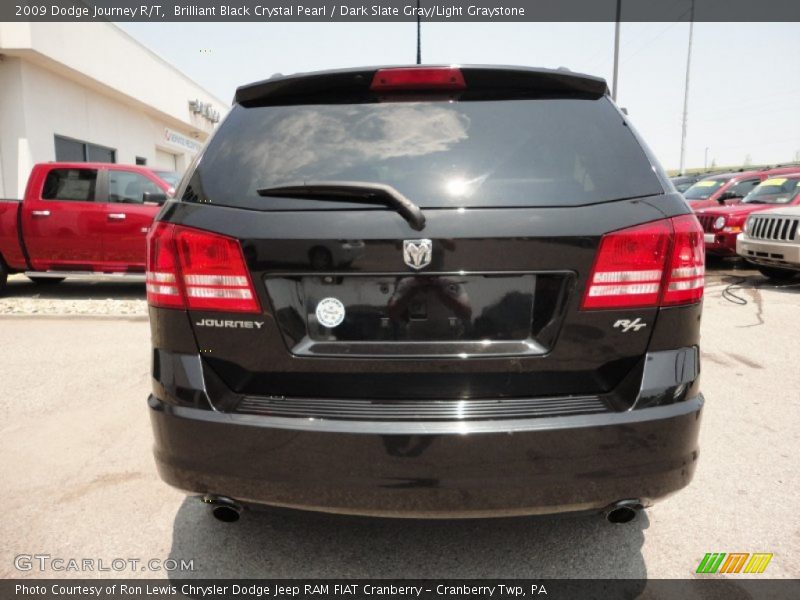 Brilliant Black Crystal Pearl / Dark Slate Gray/Light Graystone 2009 Dodge Journey R/T
