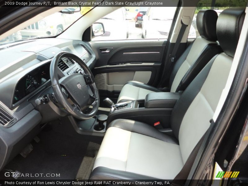 Brilliant Black Crystal Pearl / Dark Slate Gray/Light Graystone 2009 Dodge Journey R/T