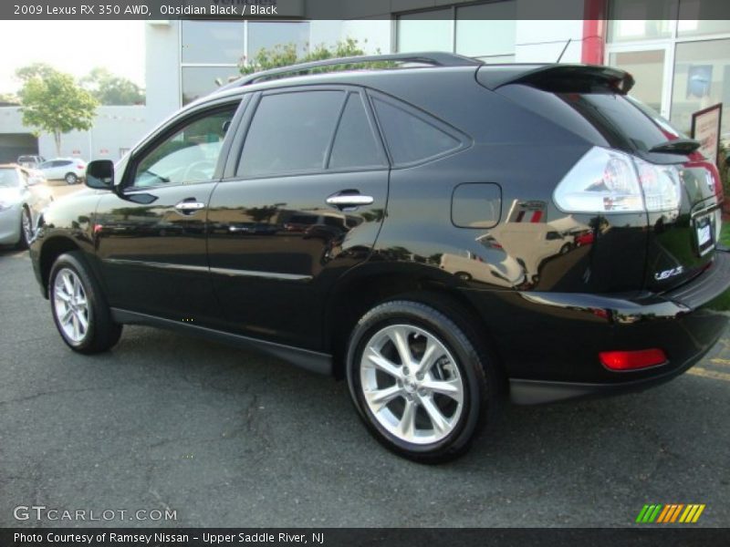 Obsidian Black / Black 2009 Lexus RX 350 AWD