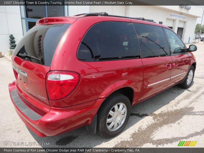 Inferno Red Crystal Pearl / Medium Slate Gray 2007 Chrysler Town & Country Touring