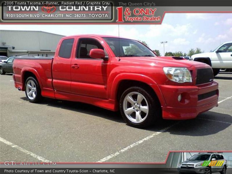 Radiant Red / Graphite Gray 2006 Toyota Tacoma X-Runner