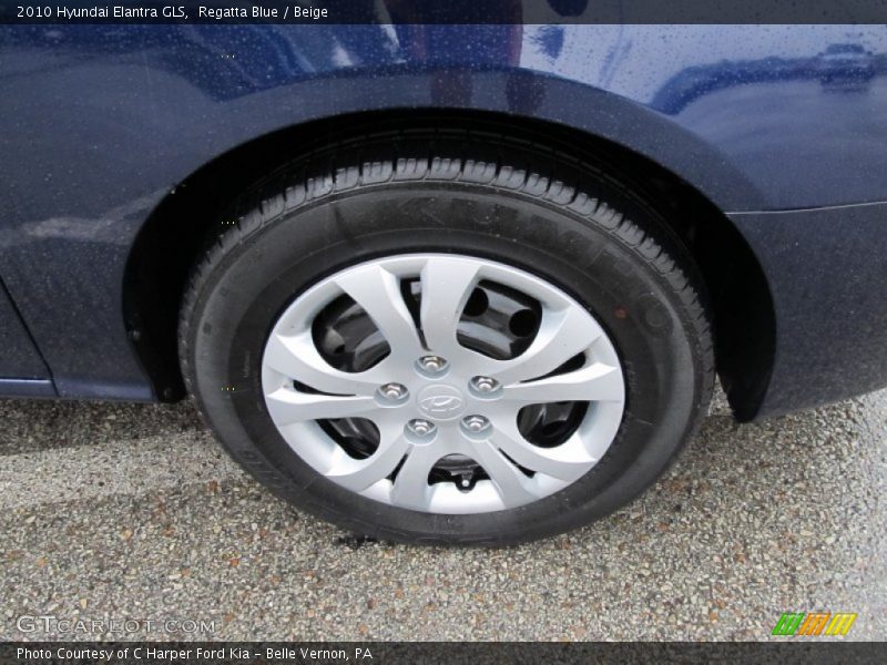 Regatta Blue / Beige 2010 Hyundai Elantra GLS